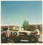 #10 - Lee Salmans and car built by Vernon Schrater